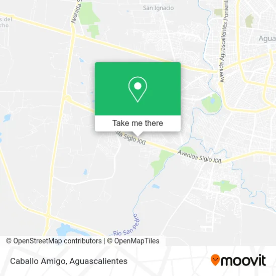 Caballo Amigo map