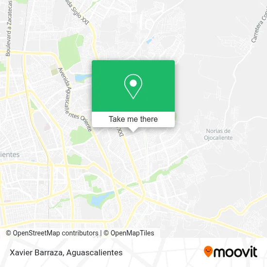 Xavier Barraza map