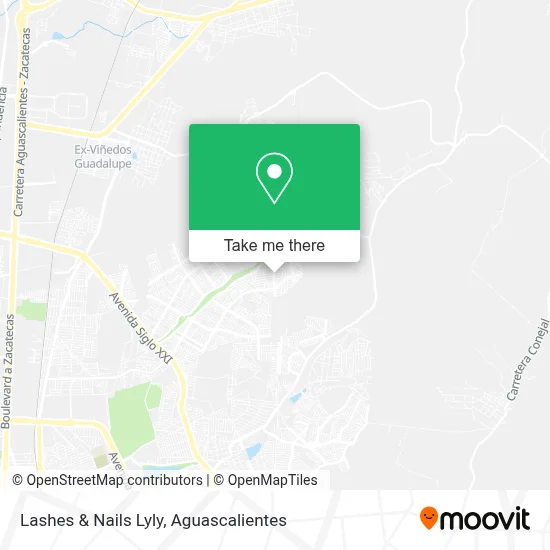 Lashes & Nails Lyly map