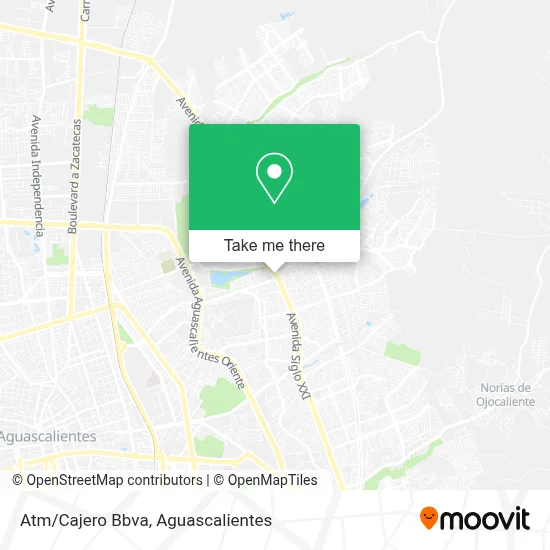 Atm/Cajero Bbva map
