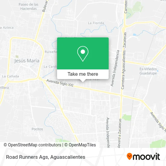 Road Runners Ags map