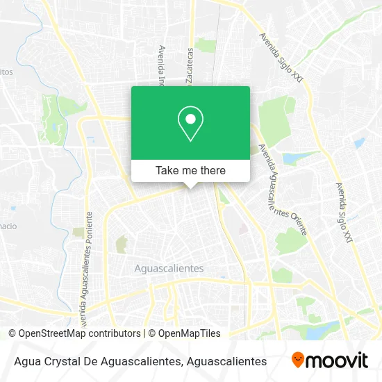 Agua Crystal De Aguascalientes map