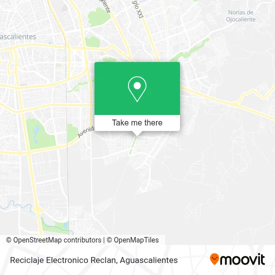 Reciclaje Electronico Reclan map