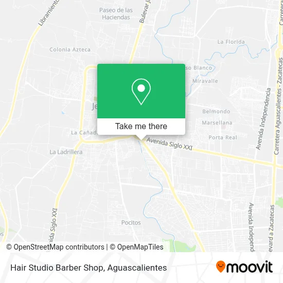 Hair Studio Barber Shop map
