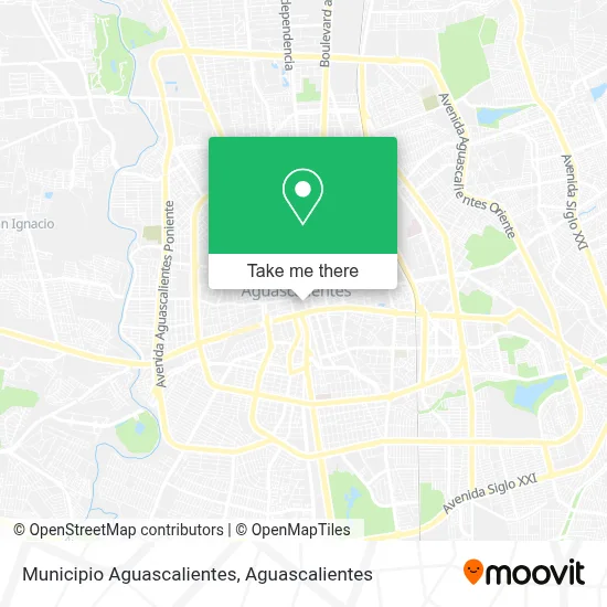 Municipio Aguascalientes map
