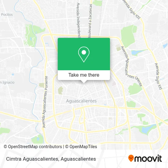 Cimtra Aguascalientes map