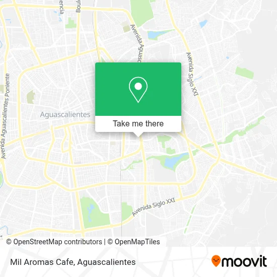Mil Aromas Cafe map