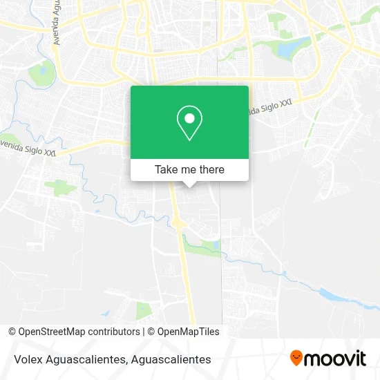 Volex Aguascalientes map