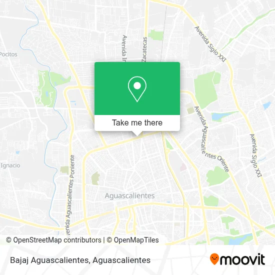 Bajaj Aguascalientes map