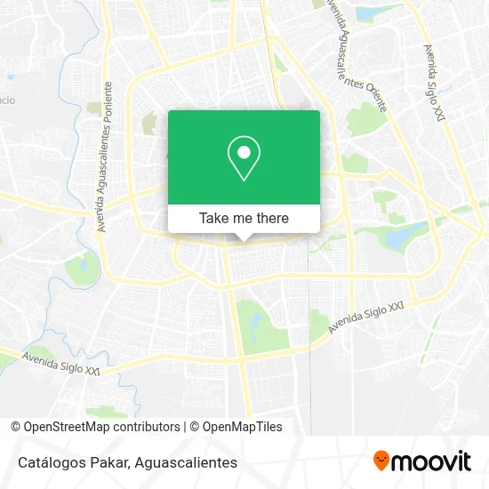 Catálogos Pakar map