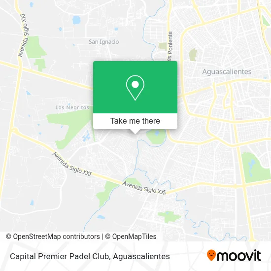 Capital Premier Padel Club map