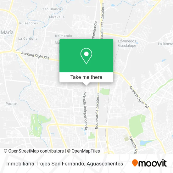 Inmobiliaria Trojes San Fernando map