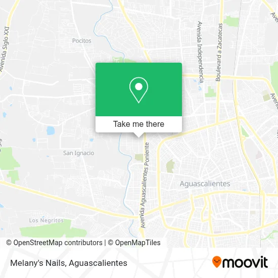 Melany's Nails map