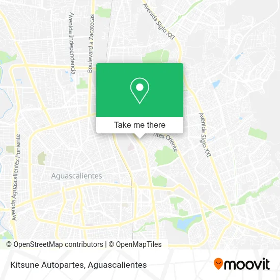Kitsune Autopartes map