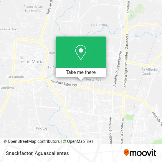 Snackfactor map