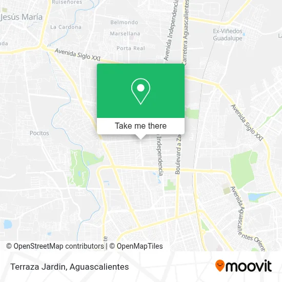Terraza Jardin map