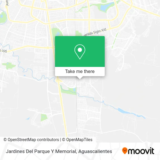 Jardines Del Parque Y Memorial map