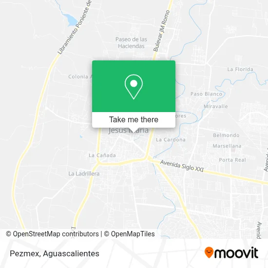 Pezmex map