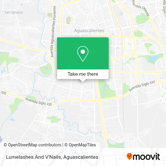 Lumelashes And V'Nails map