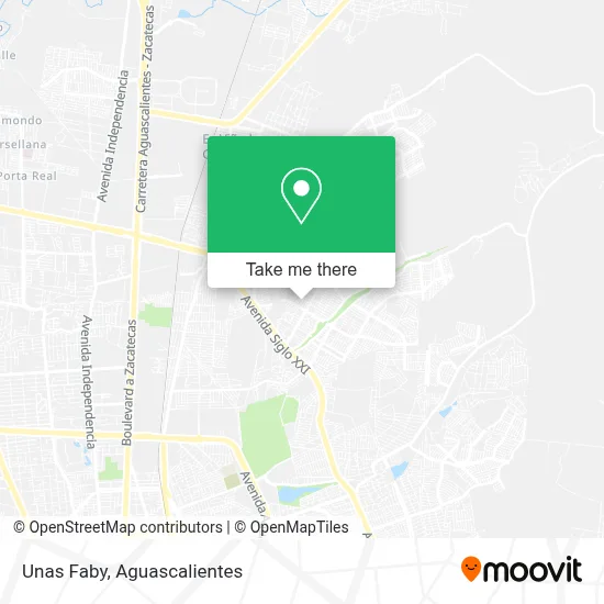 Unas Faby map