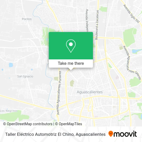 Taller Eléctrico Automotriz El Chino map