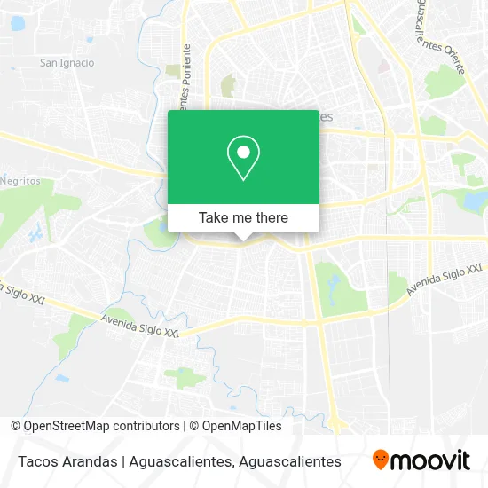 Tacos Arandas | Aguascalientes map
