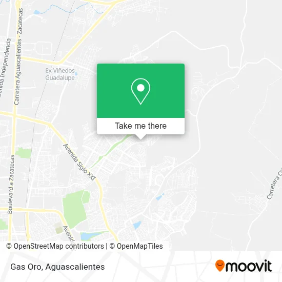Gas Oro map