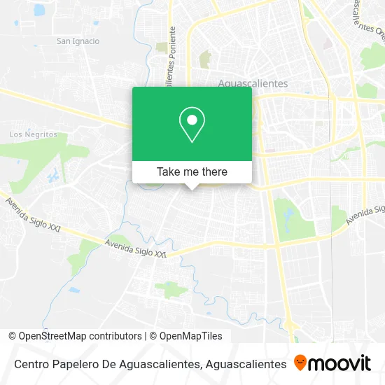 Centro Papelero De Aguascalientes map
