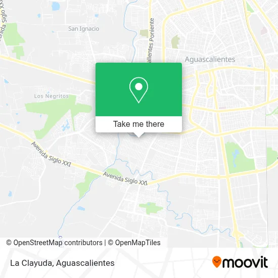 La Clayuda map