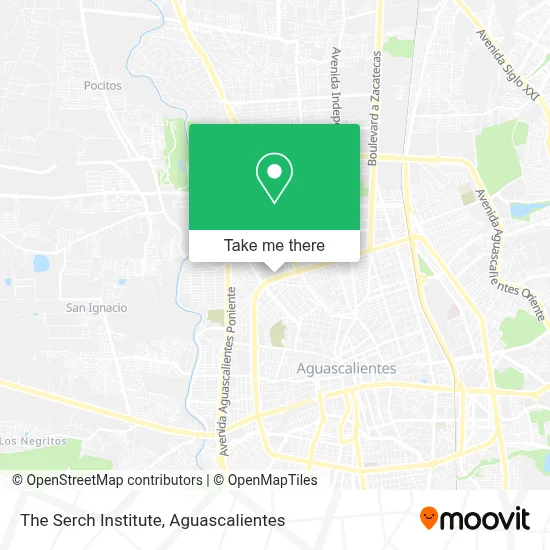 The Serch Institute map