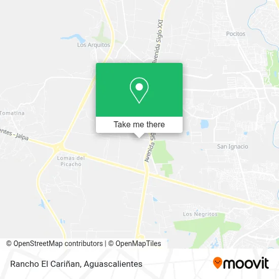 Rancho El Cariñan map