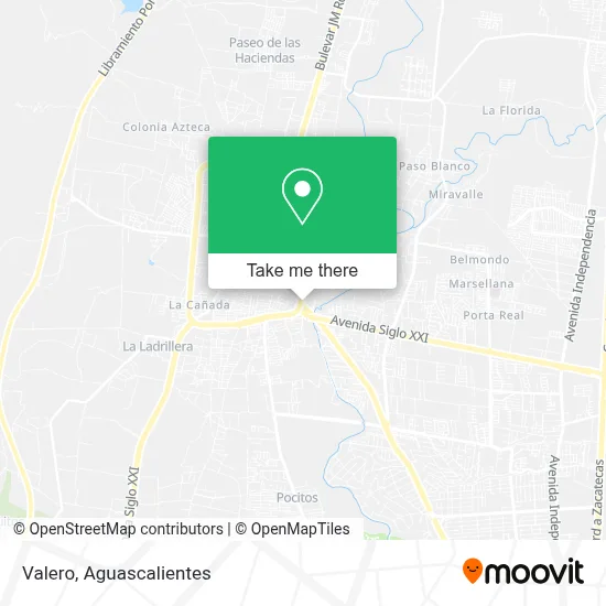 Valero map