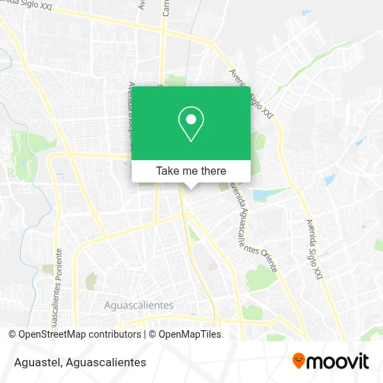 Aguastel map