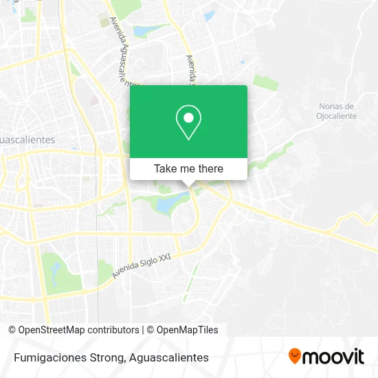 Fumigaciones Strong map
