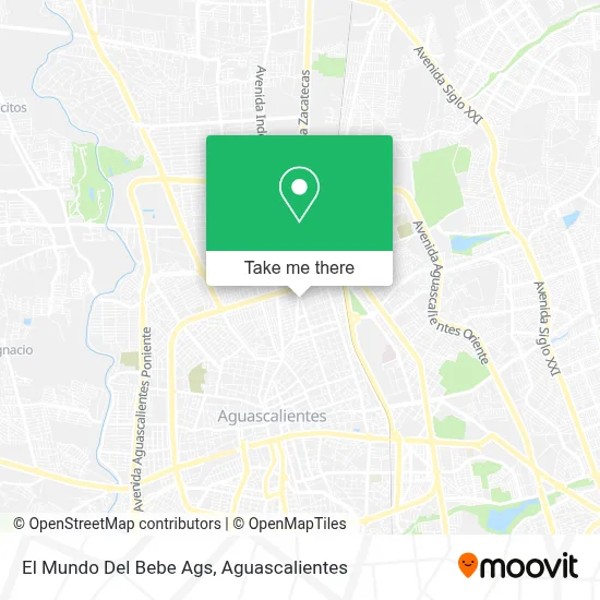 El Mundo Del Bebe Ags map