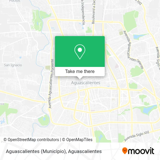 Aguascalientes (Municipio) map