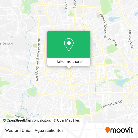 Western Union map