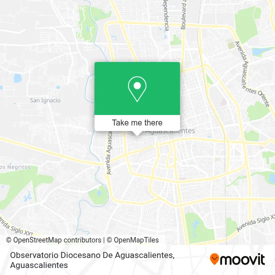 Observatorio Diocesano De Aguascalientes map