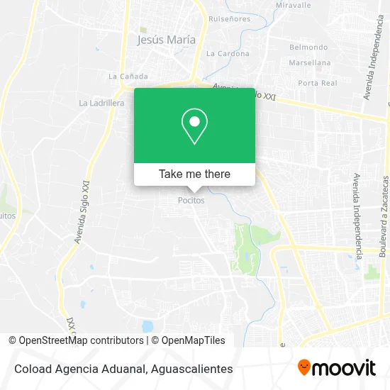 Coload Agencia Aduanal map