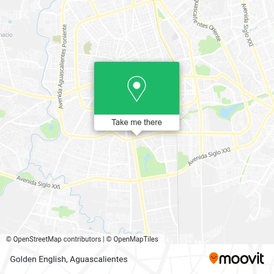 Golden English map