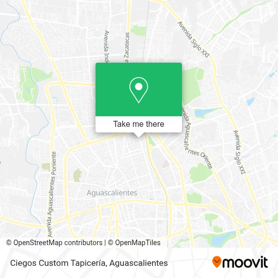 Ciegos Custom Tapicería map