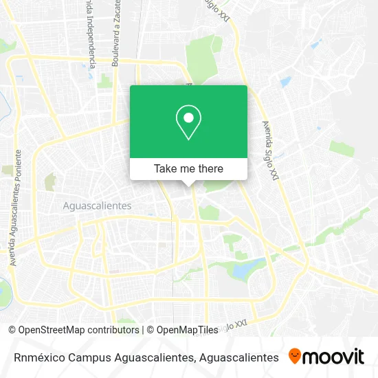 Rnméxico Campus Aguascalientes map