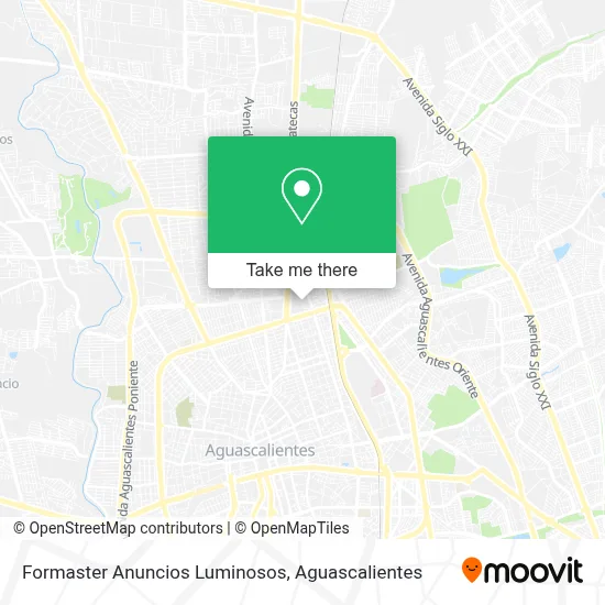 Formaster Anuncios Luminosos map