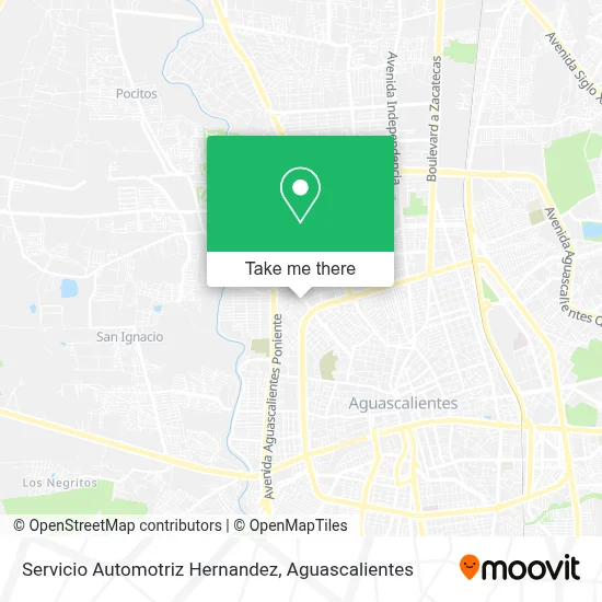 Servicio Automotriz Hernandez map