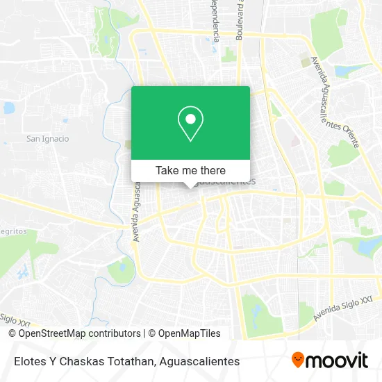 Elotes Y Chaskas Totathan map