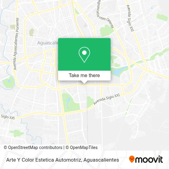 Arte Y Color Estetica Automotriz map