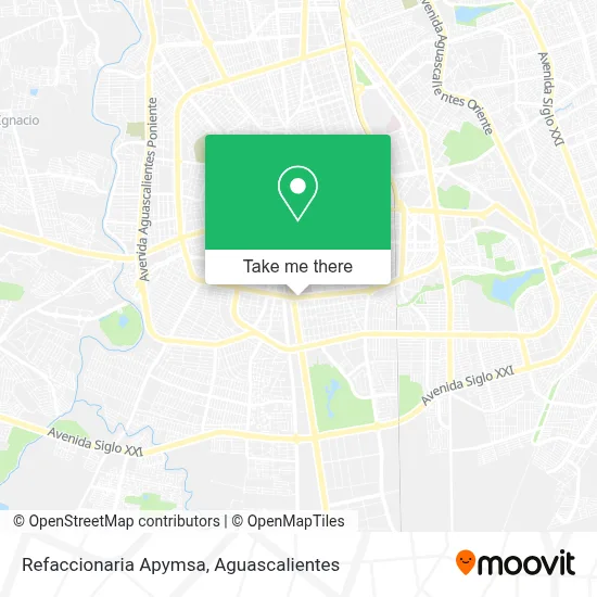 Refaccionaria Apymsa map