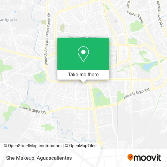 She Makeup map