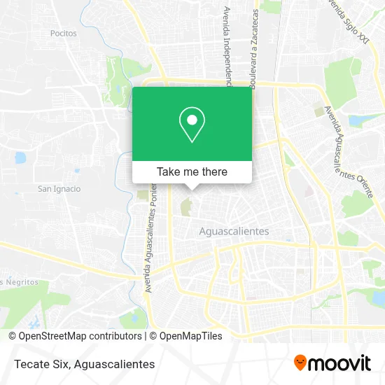 Tecate Six map