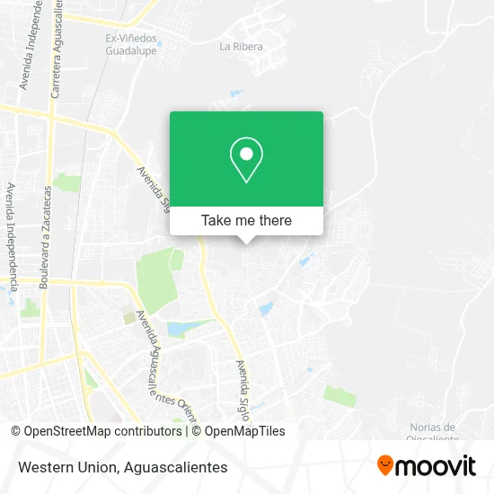 Western Union map